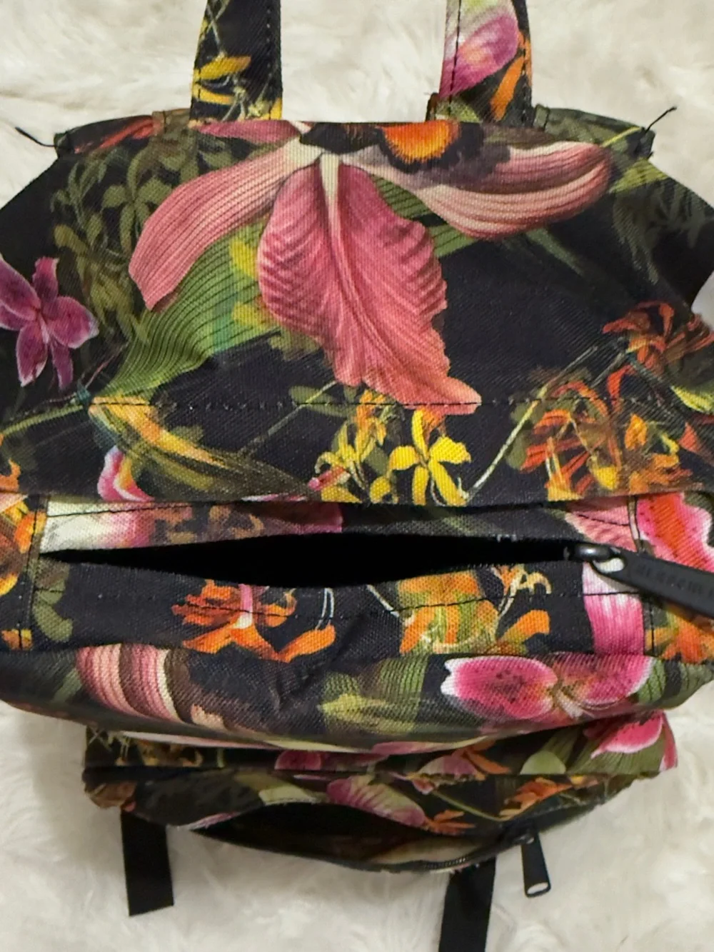 Herschel Supply Company Black Floral Multicolor Backpack